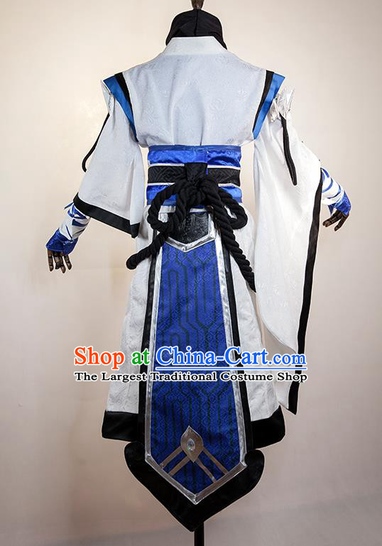 Chinese Cosplay Taoist Priest Clothing Traditional Tang Dynasty Young Hero Apparels Ancient Swordsman Garment Costumes