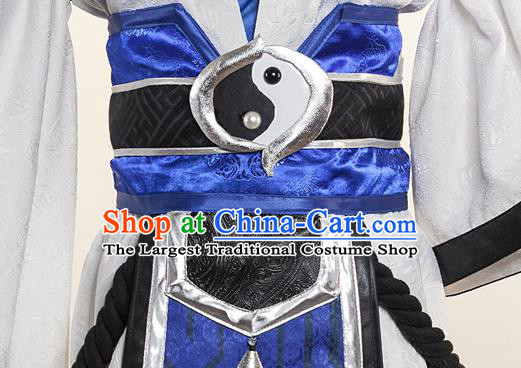 Chinese Cosplay Taoist Priest Clothing Traditional Tang Dynasty Young Hero Apparels Ancient Swordsman Garment Costumes