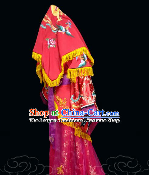 China Ancient Noble Lady Wedding Garments Traditional Tang Dynasty Princess Red Hanfu Dress Cosplay Drama Du Bingyan Clothing