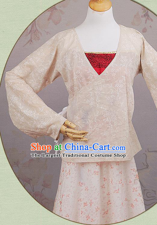 China Cosplay Court Beauty Chu Yu Clothing Ancient Noble Woman Garments Traditional Southern and Northern Dynasties Princess Hanfu Dress