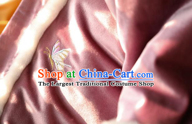China Ancient Noble Infanta Dress Traditional Winter Hanfu Garments Song Dynasty Palace Princess Historical Clothing