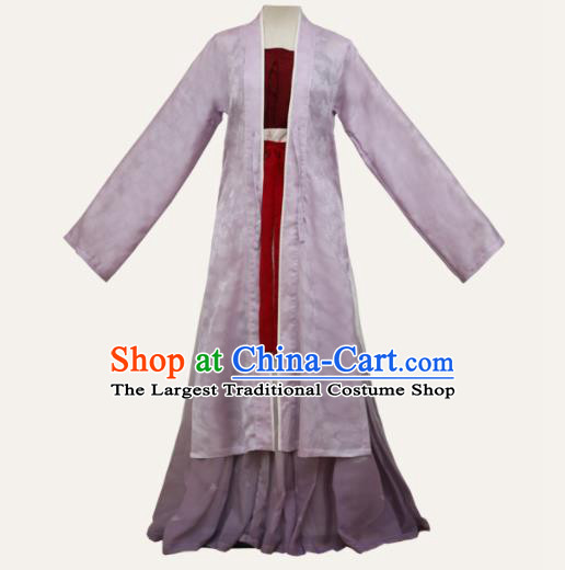 China Ancient Young Mistress Hanfu Dress Garment Costumes Traditional Song Dynasty Historical Clothing for Rich Woman