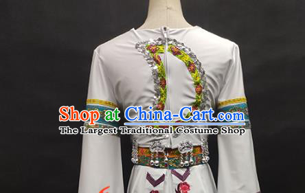 Chinese Yi Nationality Male Garment Costumes Yi Ethnic Group Dance Clothing National Minority Performance Outfits