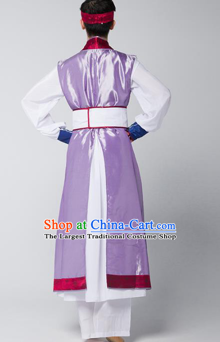 Chinese Stage Performance Garment Costume Modern Dance Clothing Korean Nationality Dance Outfits for Men