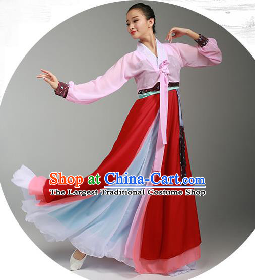 China Korean Nationality Stage Performance Clothing Korea Ethnic Dance Garments Minority Woman Solo Dance Dress