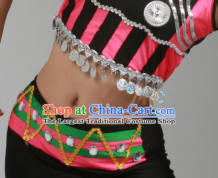 China Dai Nationality Stage Performance Clothing Ethnic Dance Female Garments Yunnan Minority Peacock Dance Dress