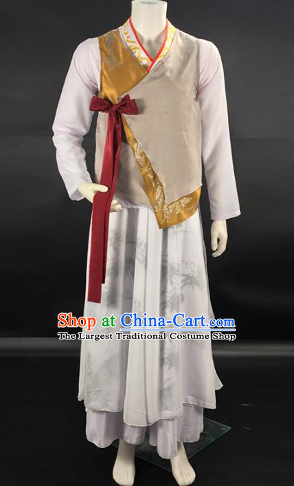 Chinese Classical Dance Korean Dance Clothing Male Solo Dance Outfits Stage Performance Garment Costume