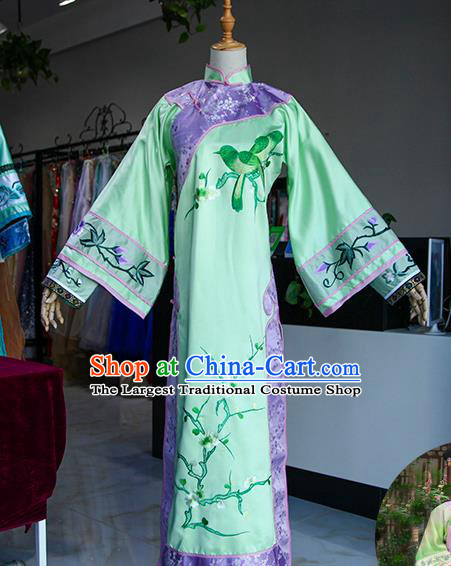 China Ancient Court Woman Clothing Traditional Qing Dynasty Imperial Consort Garment Drama Empresses in the Palace An Lingrong Green Dress