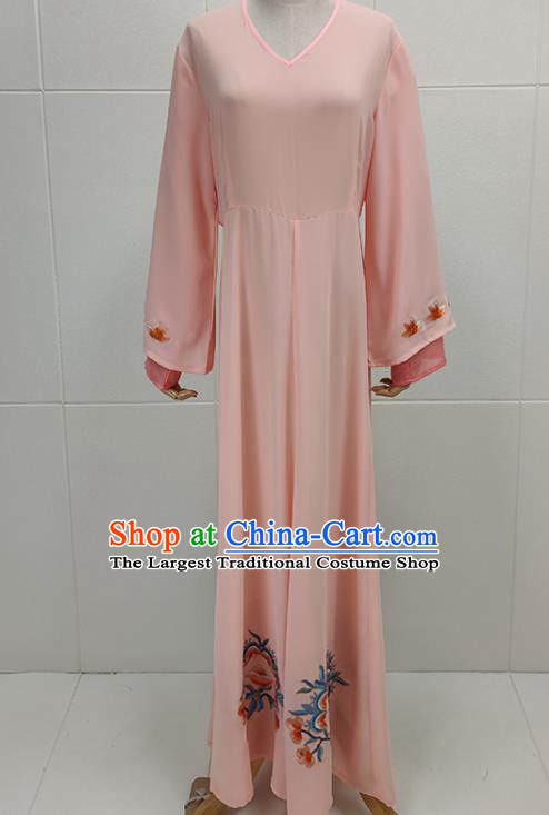 Chinese Shaoxing Opera Court Maid Garment Beijing Opera Diva Clothing Traditional Peking Opera Young Lady Orange Dress