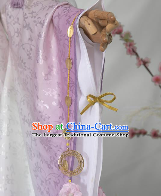 Chinese Ancient Crown Prince Hanfu Clothing Traditional Cosplay Han Dynasty Swordsman Garment Costumes