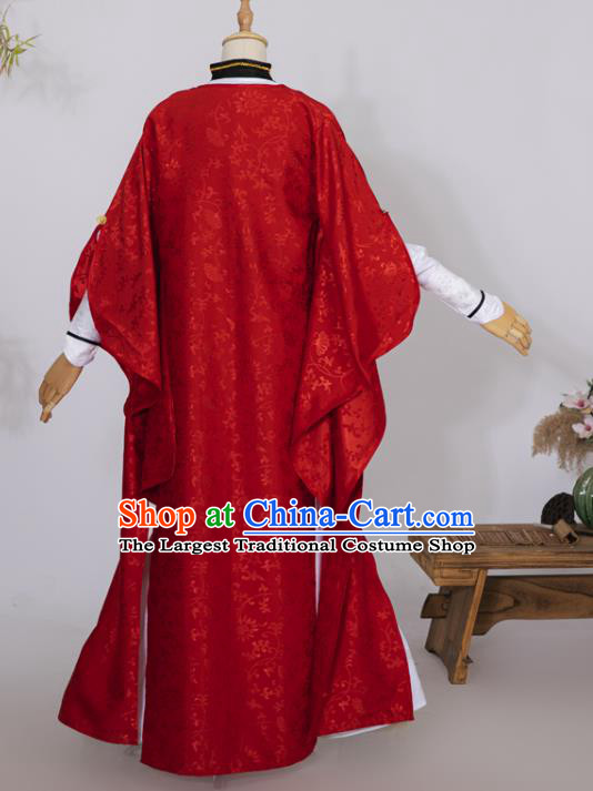Chinese Ancient Swordsman Hanfu Clothing Traditional Cosplay Tang Dynasty Prince Garment Costumes