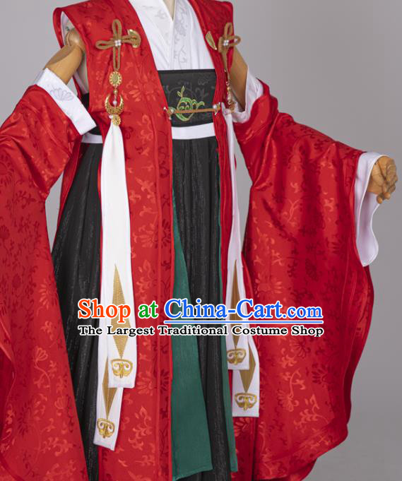 China Traditional Cosplay Female Swordsman Clothing Ancient Fairy Princess Hanfu Dress Garments