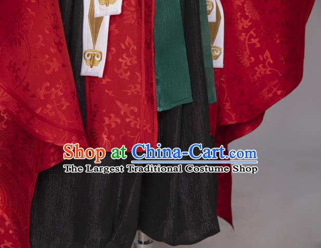 China Traditional Cosplay Female Swordsman Clothing Ancient Fairy Princess Hanfu Dress Garments