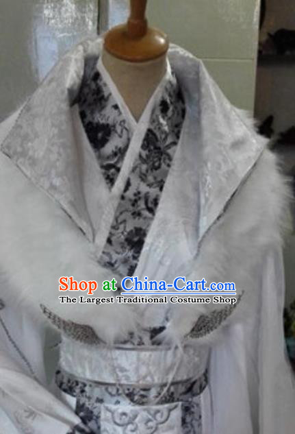 Chinese Drama Cosplay Nobility Childe Apparels Jin Dynasty Prince Garment Costumes Ancient Royal Highness Hanfu Clothing