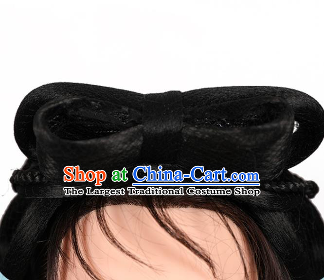 China Traditional Hanfu Hair Accessories Ancient Noble Woman Wigs Song Dynasty Young Beauty Chignon Hairpieces