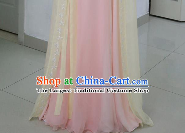 China Ancient Young Lady Yellow Hanfu Dress Cosplay Ming Dynasty Female Swordsman Garments Traditional Drama Under the Power Tan Songyun Clothing