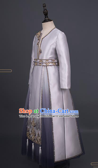 China Catwalks Dress Stage Performance Clothing Girl Dance Garment Costume Children Tang Suits