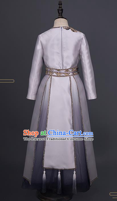 China Catwalks Dress Stage Performance Clothing Girl Dance Garment Costume Children Tang Suits