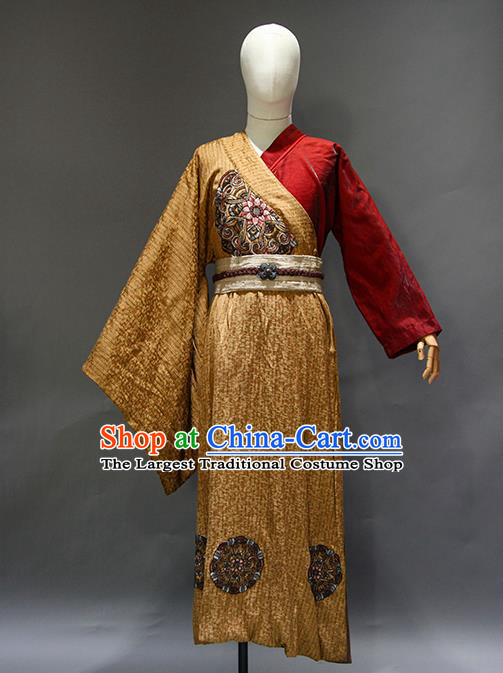 Chinese Qing Dynasty King Robe Apparels Ancient Mongolia Royal Highness Clothing Drama Swordsman Garment Costume