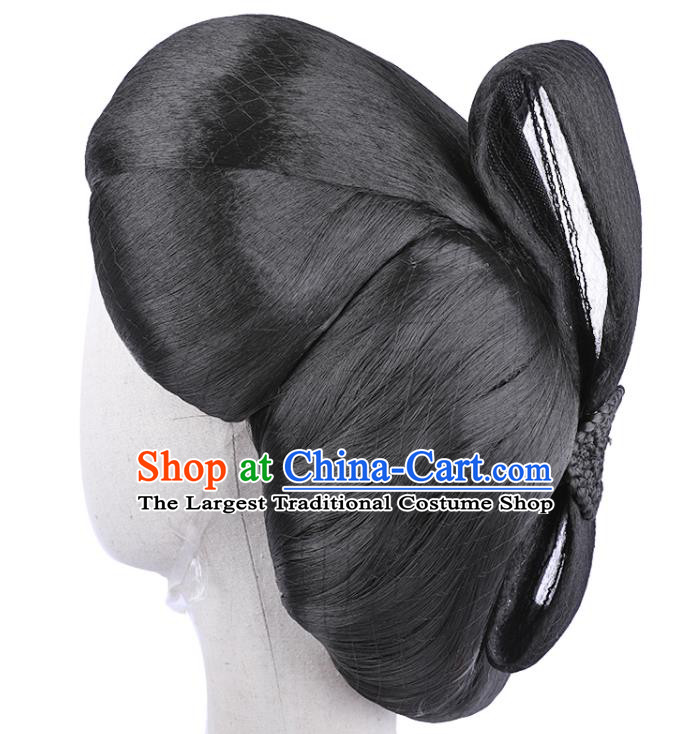 Japanese Traditional Geisha Headdress Japan Kimono Hairpieces Stage Performance Wigs