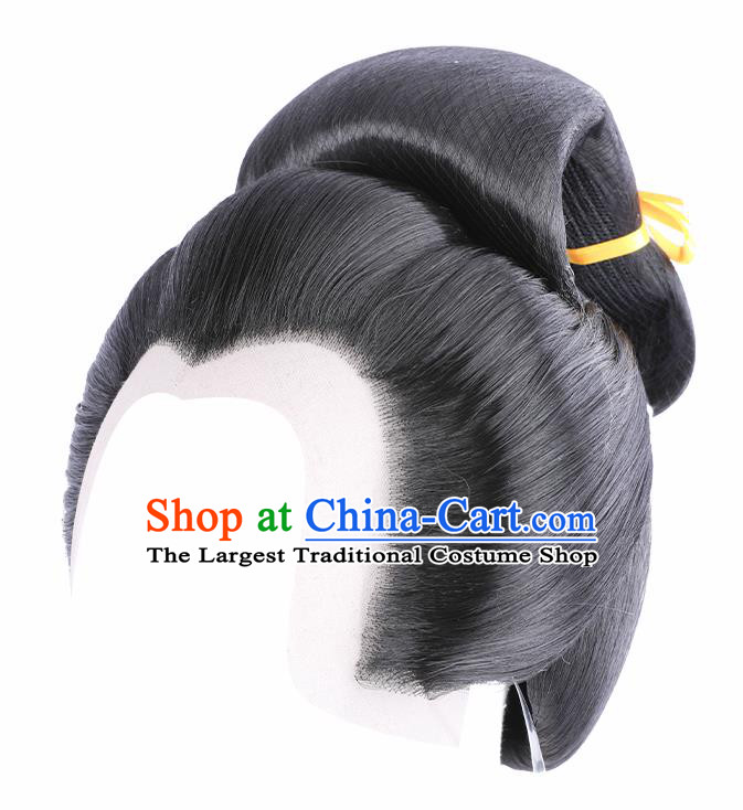Japanese Stage Performance Wigs Traditional Geisha Headdress Japan Kimono Hairpieces