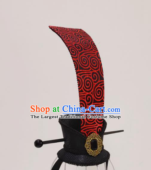 Handmade Chinese Qin Dynasty Official Hair Crown Ancient Prince Headwear Drama Traditional Hanfu Hair Accessories