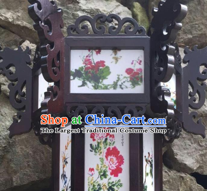 China Vintage Palace Lantern Traditional Light Lamp Handmade Wood Hanging Lantern Classical Pengaton Lanterns