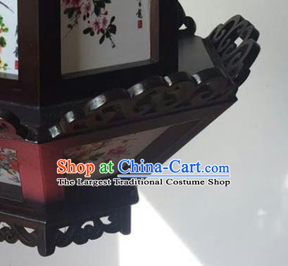 China Vintage Palace Lantern Traditional Light Lamp Handmade Wood Hanging Lantern Classical Pengaton Lanterns