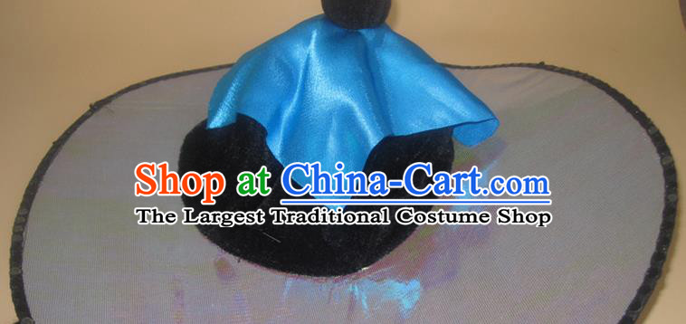 Chinese Flower Drum Opera Liu Hai Cuts Firewood Headpieces Beijing Opera Young Male Headdress Peking Opera Xiaosheng Hat