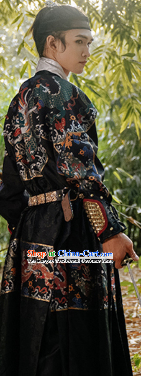 Top Chinese Ming Dynasty Imperial Bodyguard Embroidered Garment Fly Fish Fei Yu Cloths for Men