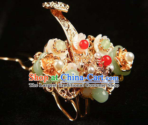 Chinese Traditional Hanfu Hair Accessories Ancient Princess Hair Stick Ming Dynasty Palace Lady Hairpin