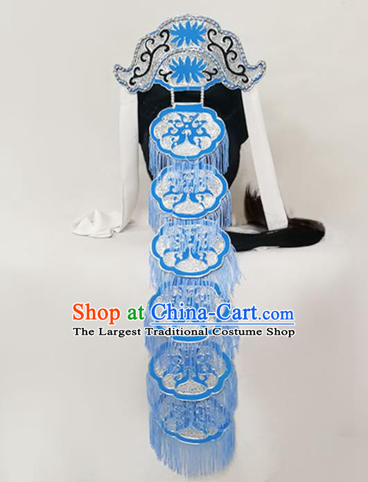 Chinese Opera Lotus Hat Traditional Beijing Opera Actress Hair Accessories Yue Opera Taoist Nun Headdress