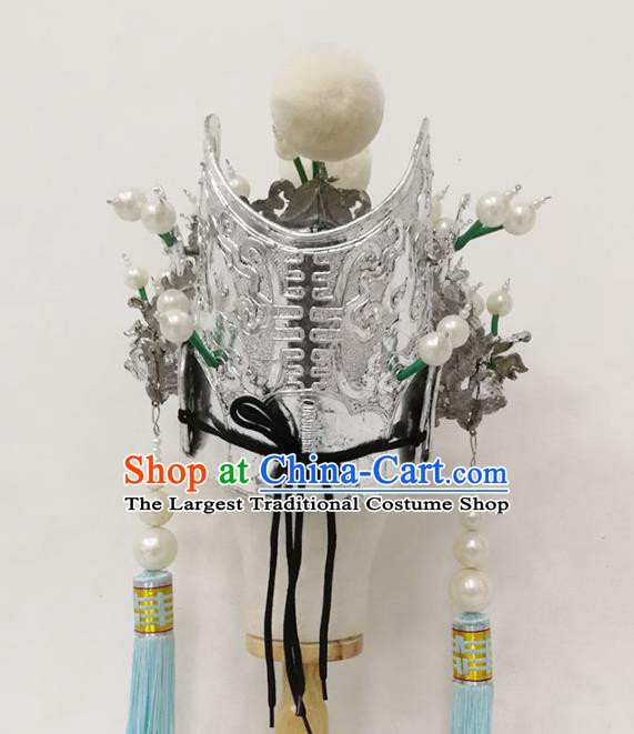 Chinese Yue Opera Eunuch Headdress Opera Racoon for a Prince Guo Huai Hat Traditional Beijing Opera Xiaosheng Hair Accessories
