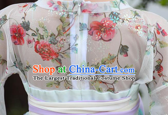 China Traditional Dance Clothing Children Hanfu Dress Ancient Girl Fairy Fashion Costumes