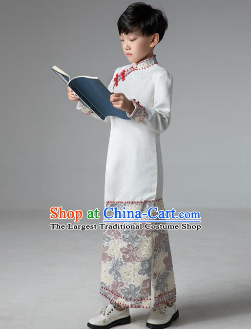Chinese Children Catwalks Uniforms Traditional Stage Performance Tuxedo Costume National Boys Clothing