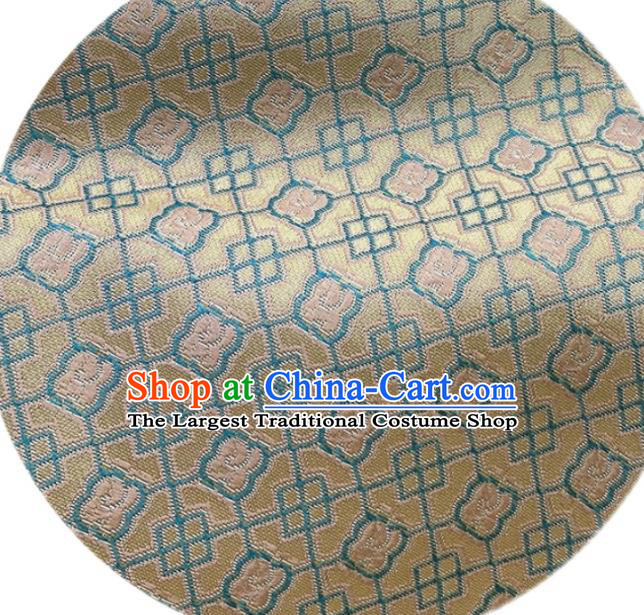 China Hanfu Dress Jacquard Song Brocade Tang Suit Damask Classical Pattern Satin Tapestry Traditional Silk Fabric