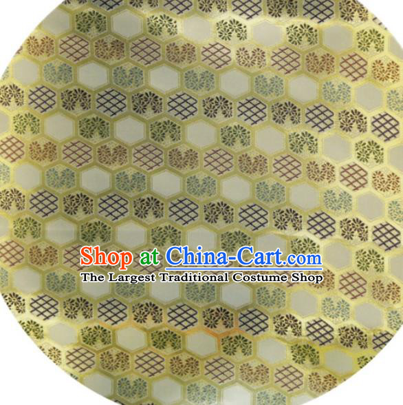 China Tang Suit Damask Classical Chrysanthemum Pattern Satin Tapestry Traditional Hanfu Silk Fabric Tibetan Robe Jacquard Brocade