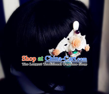 Chinese Song Dynasty Princess Hairpin Traditional Hanfu Hair Accessories Ancient Imperial Consort Hair Comb