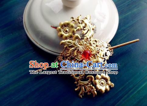 China Ancient Princess Hair Crown and Hairpin Drama Legend of Miyue Wei Yan Headpiece Traditional Warring States Period Palace Woman Hair Accessories