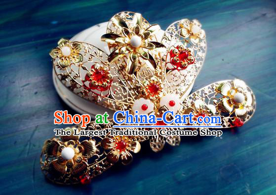 China Drama Legend of Miyue Wei Yan Headdress Traditional Warring States Period Hair Accessories Ancient Queen Hair Crown Hairpins