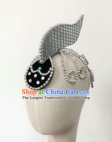 China Yi Nationality Dance Headwear Minority Magpie Dance Hair Crown Xiangxi Ethnic Performance Hair Accessories