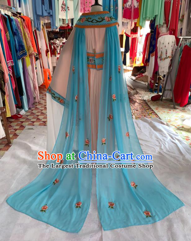 China Ancient Fairy Princess Garment Costume Shaoxing Opera Actress Pink Dress Outfits Peking Opera Hua Tan Clothing
