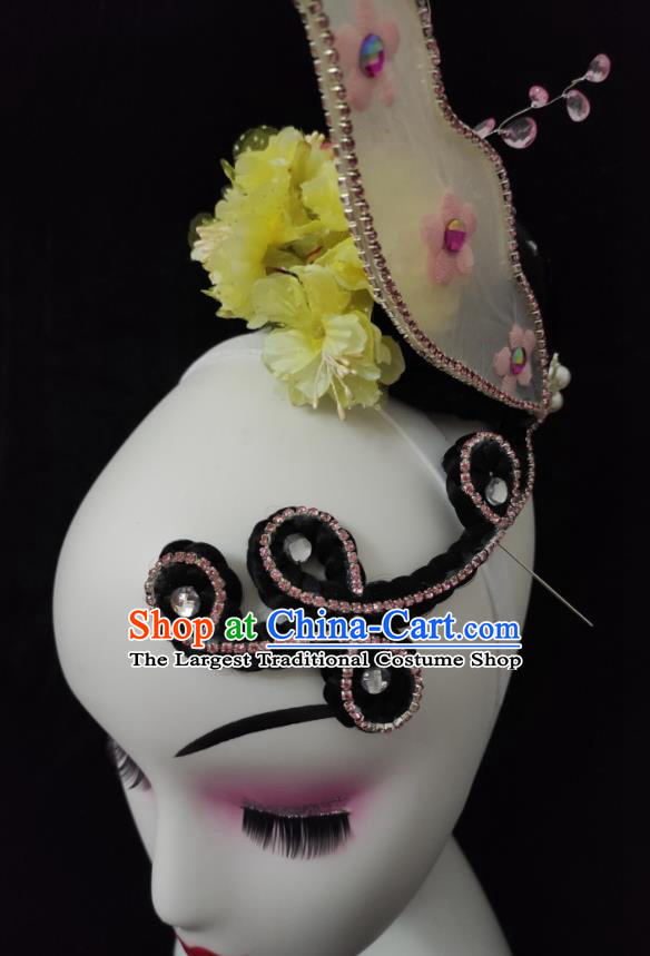 China Yunnan Ethnic Performance Headdress Dai Nationality Folk Dance Hair Accessories Minority Fish Dance Hairpieces