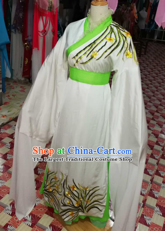 China Ancient Courtesan Li Wa Garment Costumes Shaoxing Opera Actress Dress Outfits Traditional Peking Opera Diva Clothing