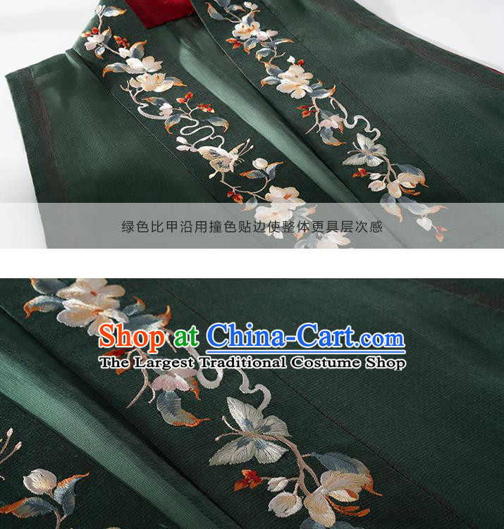 China Ancient Noble Beauty Dresses Traditional Court Hanfu Garments Ming Dynasty Young Woman Historical Clothing Full Set