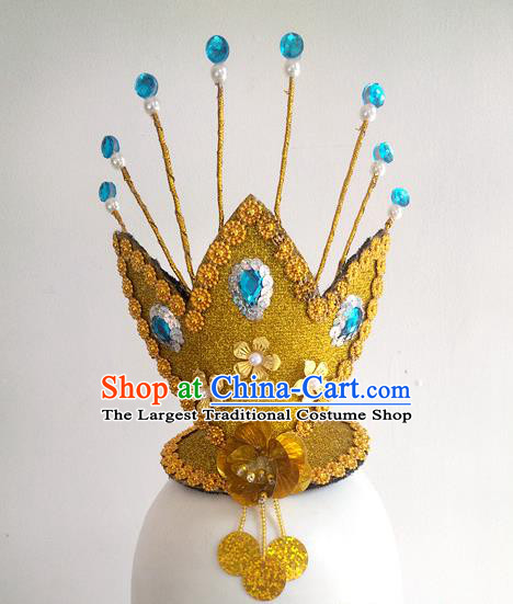 China Chaoxian Ethnic Dance Hair Crown Korean Nationality Dance Hair Accessories Folk Dance Hairpin