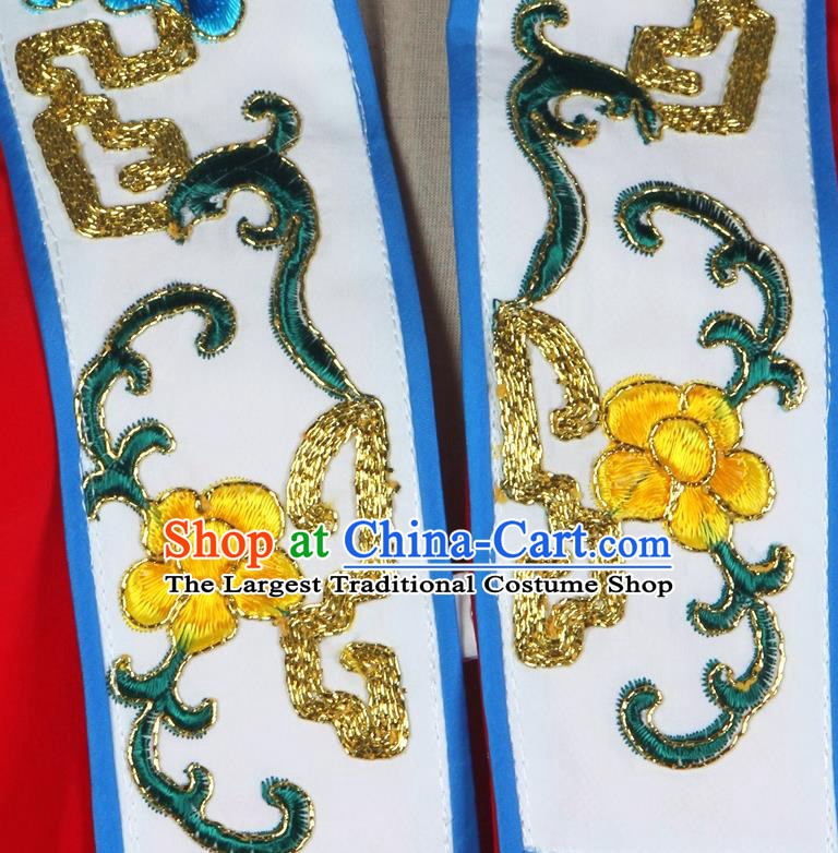 China Ancient Bride Clothing Peking Opera Xiaosheng Red Robe Pandoras Box Zhi Zunbao Garment Costume