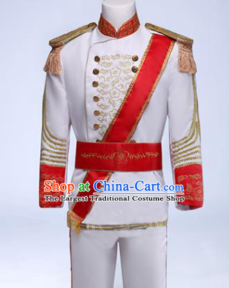 Custom England Royal Guard Clothing Annual Meeting Performance Suits Western Prince Jacket European Drama Garment Costume