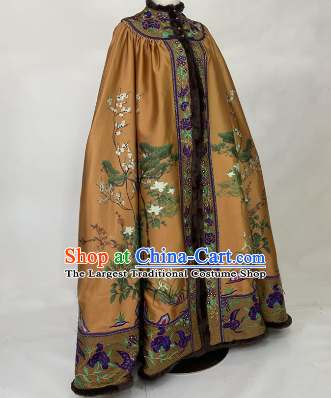 Chinese Qing Dynasty Empress Cape Traditional Drama Ruyi Royal Love in the Palace Zhou Xun Garment Costumes Ancient Queen Embroidered Mantle Clothing