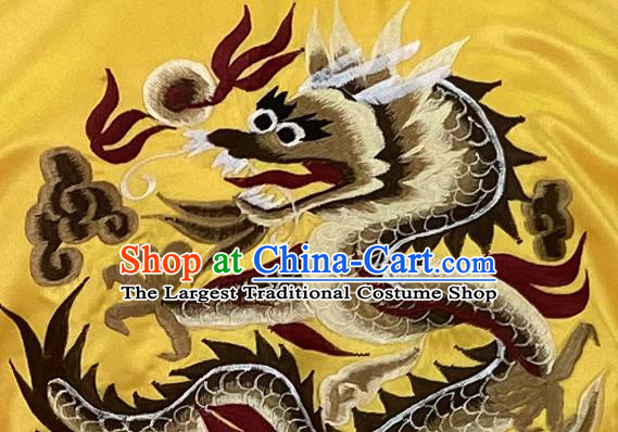 China Ancient Empress Yellow Imperial Robe Apparels Drama Zhao Kungyin Clothing Song Dynasty Monarch Garment Costumes